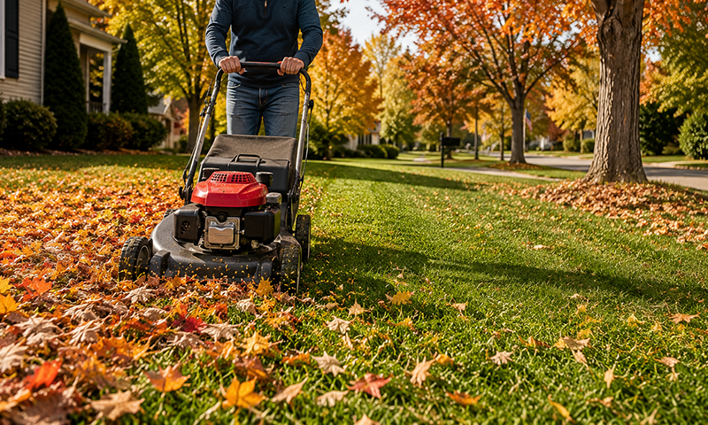 leaf mulching